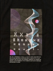 Maglietta Nera Founder Geometria Sonora - immagine 3
